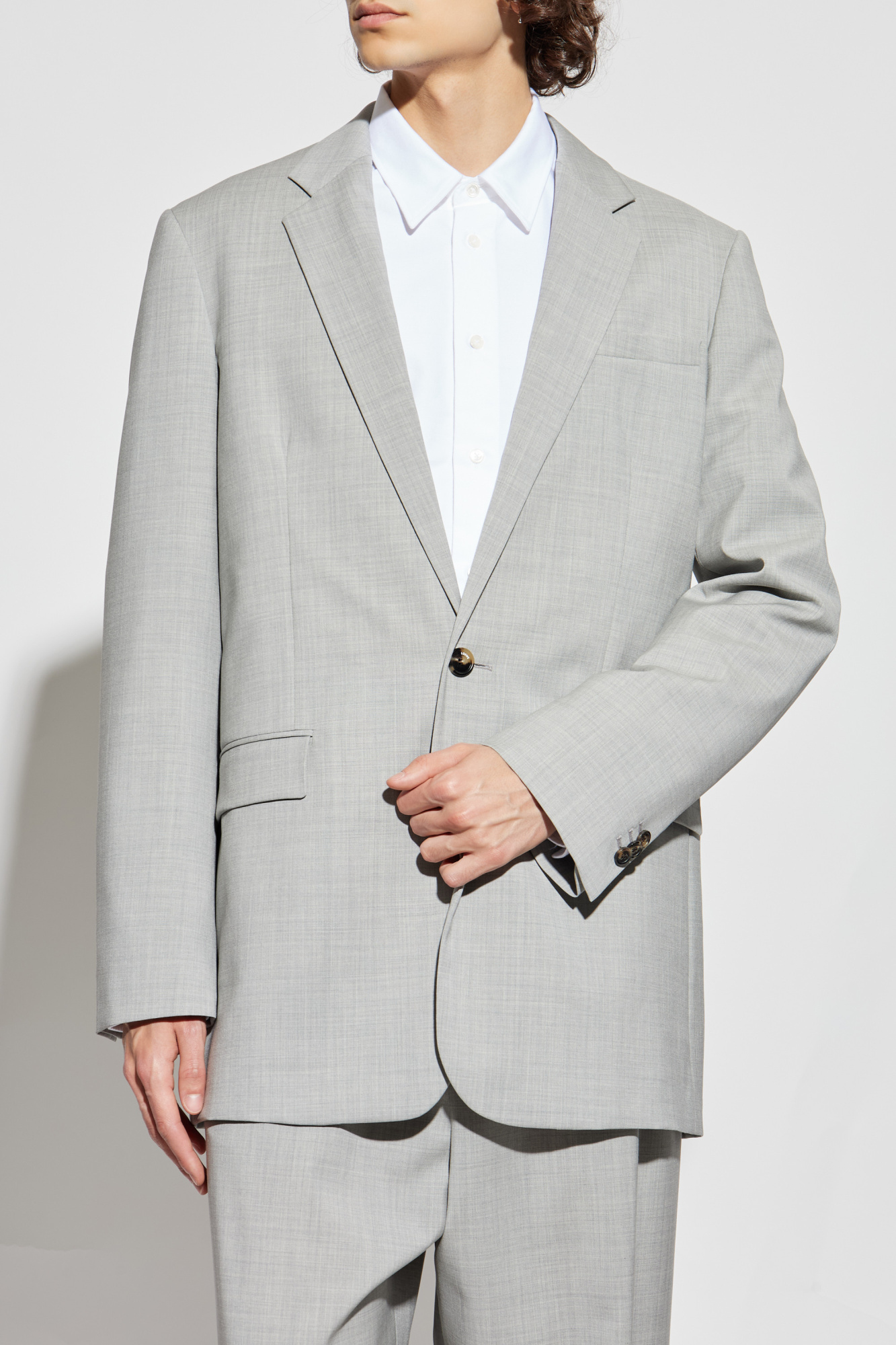ジャケット LOEWE GREY WOOL BLAZER Wool blazer in grey - Loewe | Mytheresa